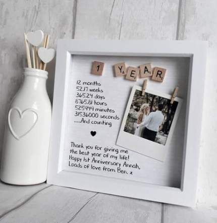 1 Year Wedding Anniversary Gift Ideas For Him Paper