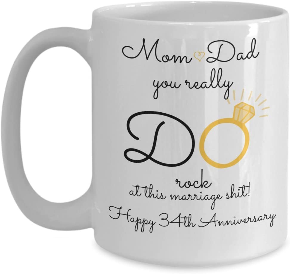 34th Wedding Anniversary Gift Ideas For Parents