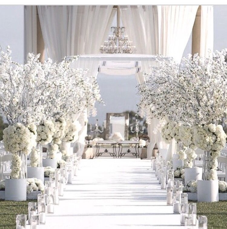 All White Wedding Decoration Ideas