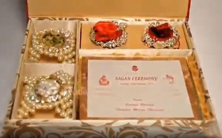 Ambani Daughter Wedding Card Pics