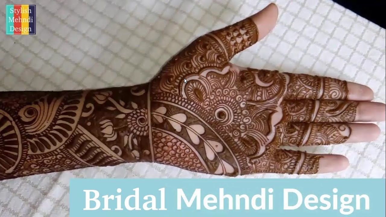 Arabic Bridal Mehndi Designs For Full Hands 2017