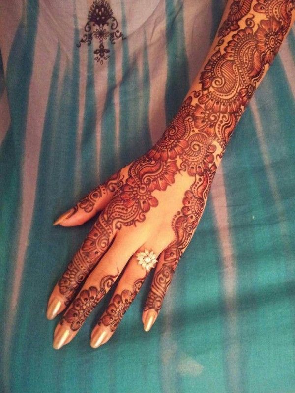 Arabic Bridal Mehndi Designs For Full Hands 2018