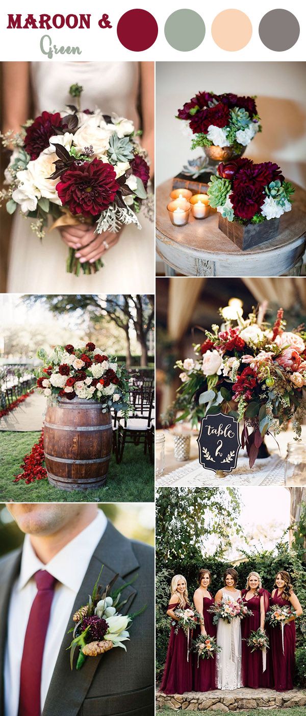 Autumn Rustic Wedding Colors Autumn Fall Wedding Ideas