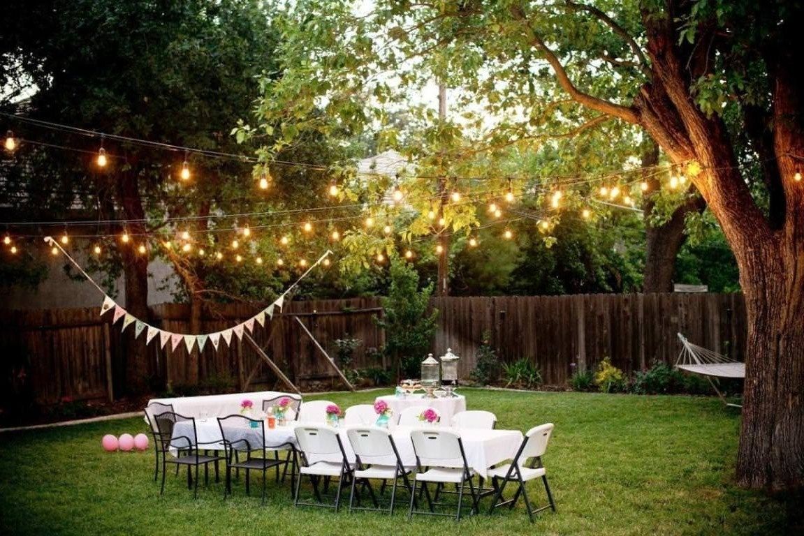 Backyard Small Garden Wedding Ideas