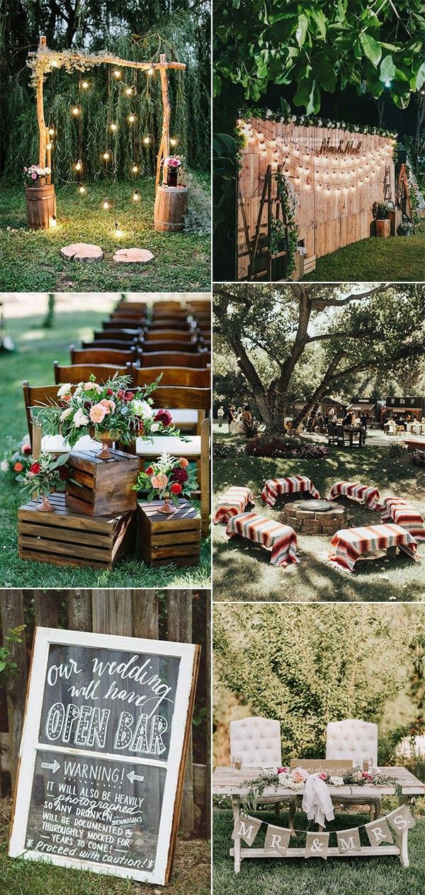 Backyard Wedding Fall Wedding Ideas On A Budget