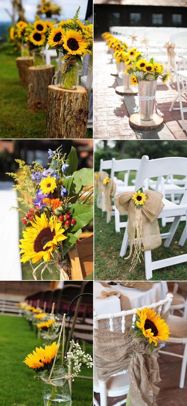 Beach Theme Wedding Rustic Wedding Sunflower Wedding Ideas