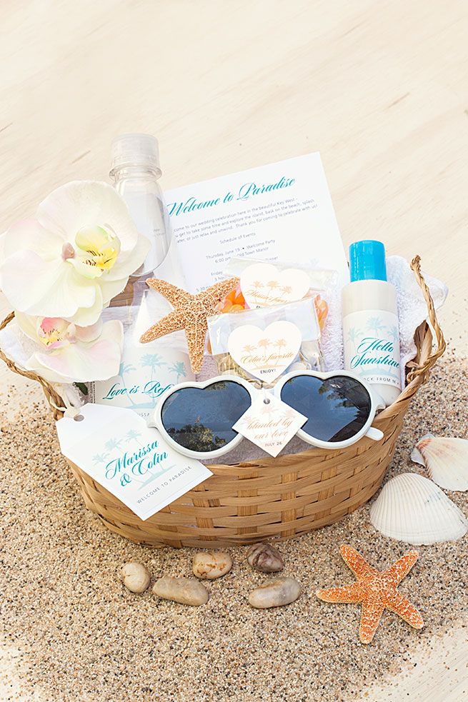 Beach Wedding Gift Bag Ideas