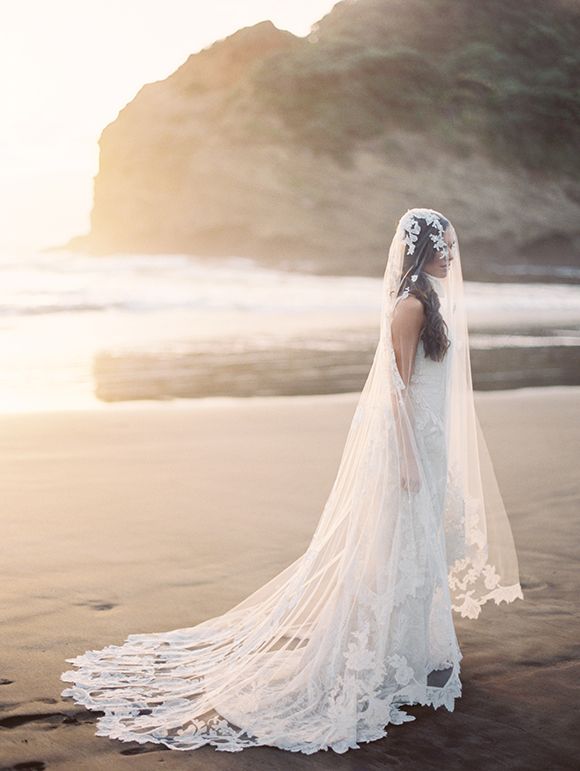 Beach Wedding Veil Ideas