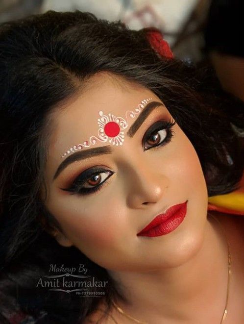 Bengali Bridal Eye Makeup Images