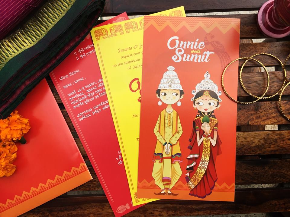 Bengali Wedding Card Design Images