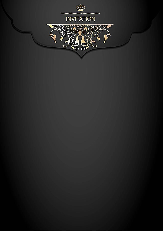 Black Wedding Card Background