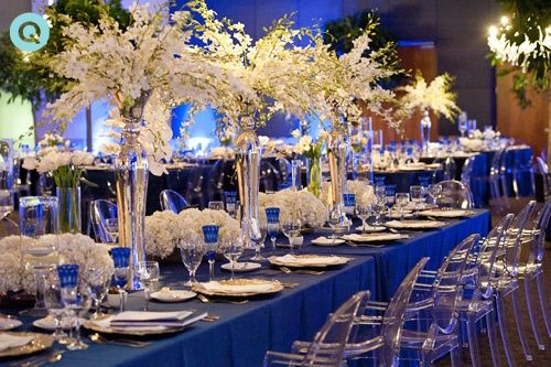 Blue Gold And White Wedding Ideas