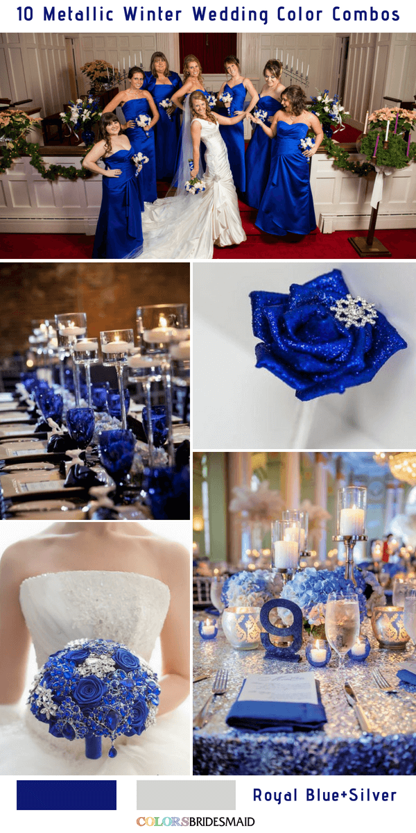 Blue Royal Winter Wedding Ideas