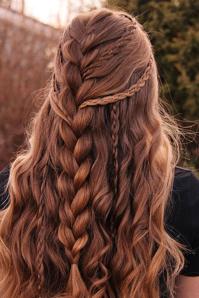 Braided Half Up Wedding Hairstyles For Long Hair