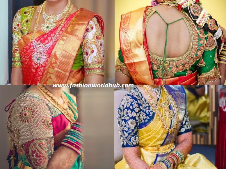 Bridal Aari Work Blouse Designs 2018