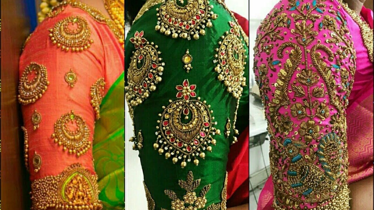 Bridal Aari Work Blouse Designs