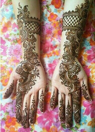 Bridal Arabic Mehndi Design