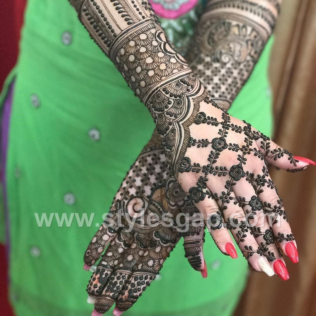 Bridal Arabic Mehndi Designs 2018