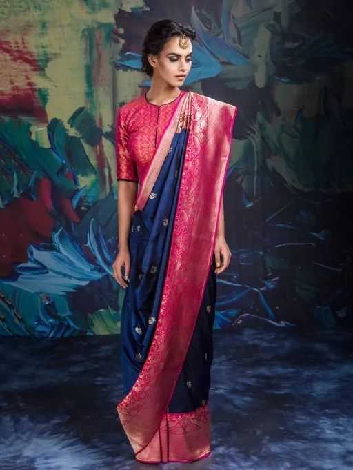 Bridal Banarasi Saree Draping Styles