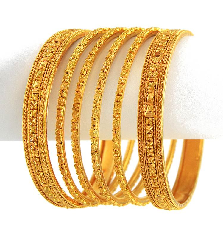 Bridal Bangles Designs In Gold