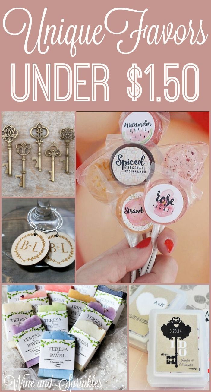 Budget Wedding Favors Ideas