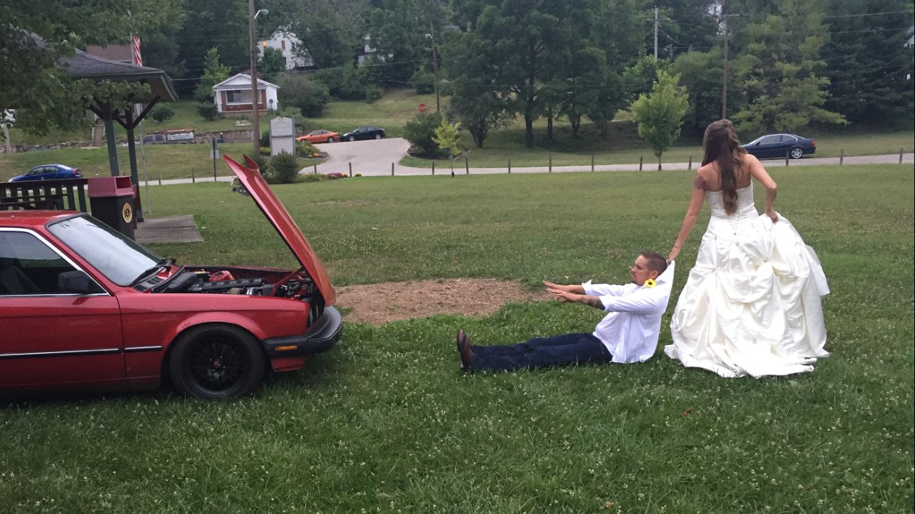 Car Enthusiast Wedding