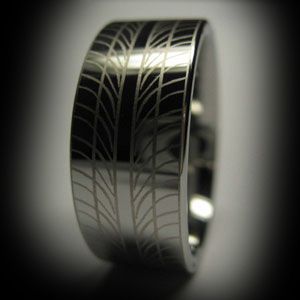 Car Part Wedding Rings