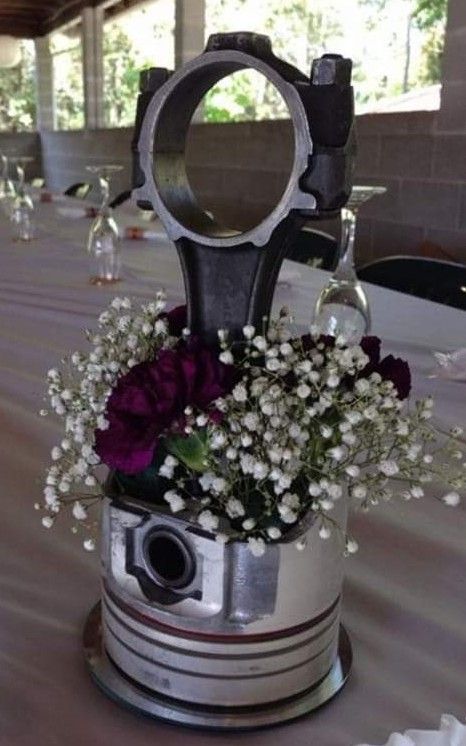 Car Themed Wedding Centerpieces