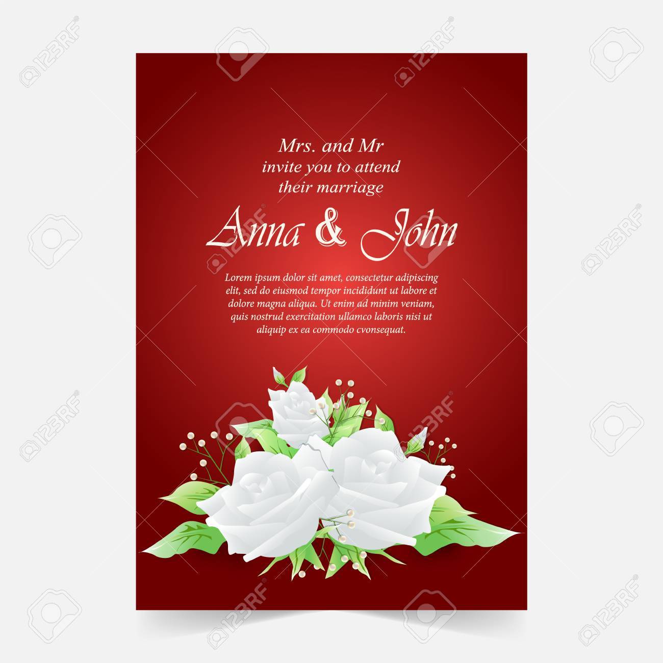 Christian Wedding Card Background