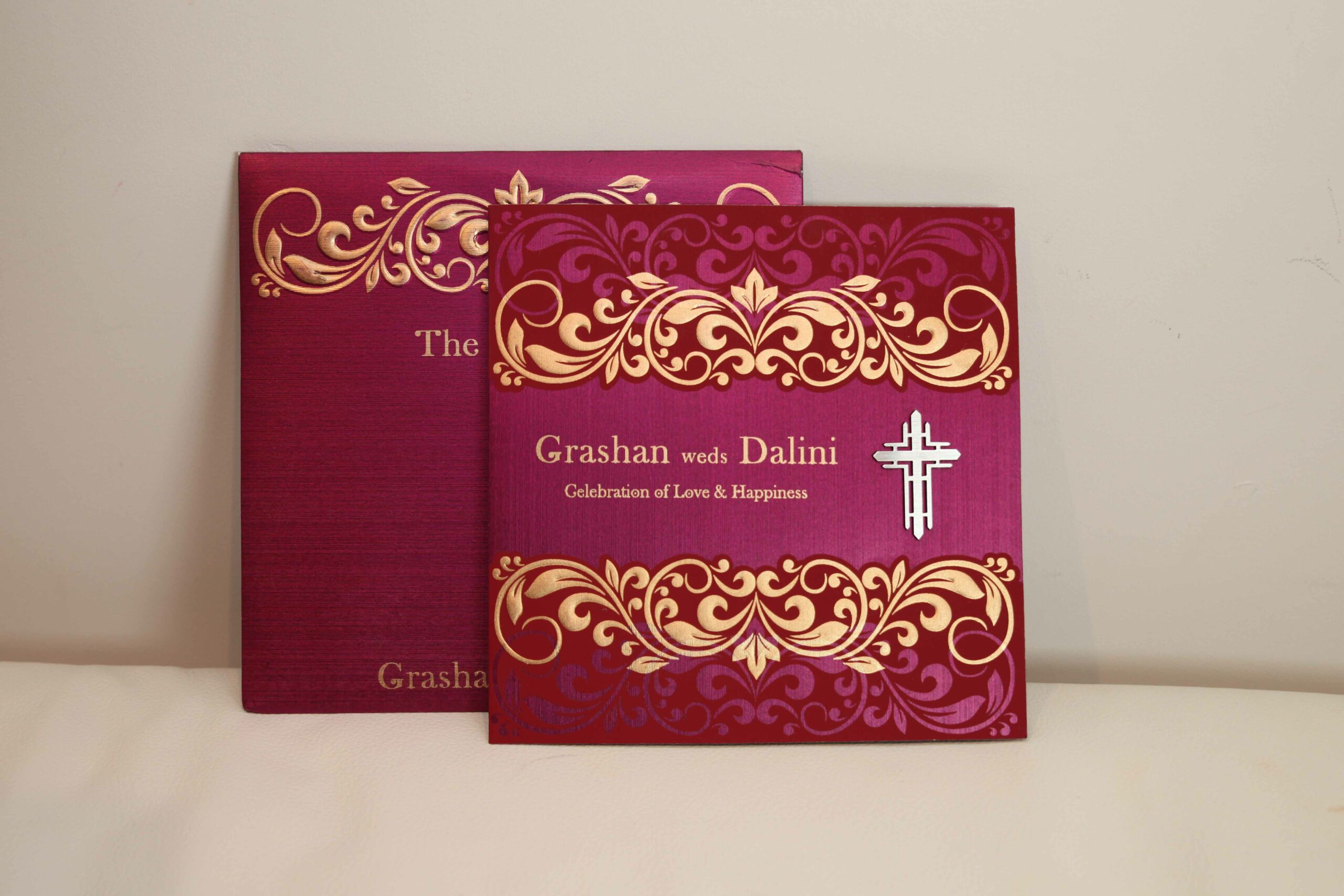 Christian Wedding Card Cover Design