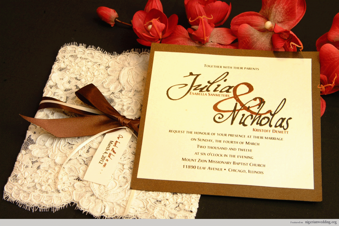 Civil Wedding Invitation Card Sample