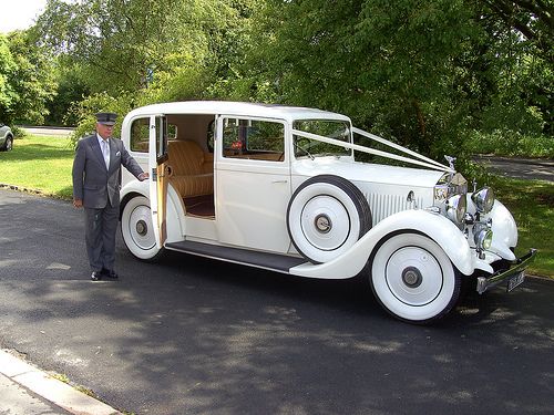 Classic Rolls Royce Wedding Car