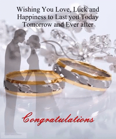 Congratulations Wedding Card Gif