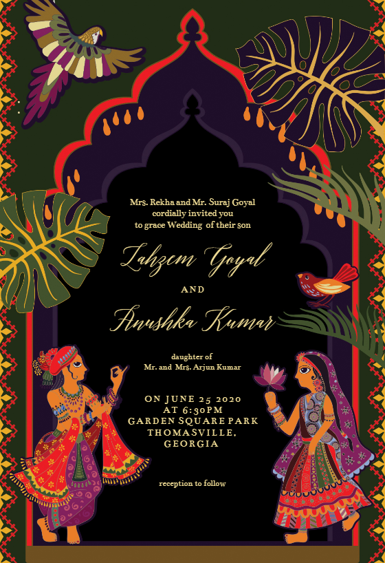 Create Indian Wedding Invitation Card Online Free