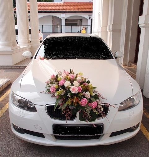 Elegant Wedding Wedding Car Decoration