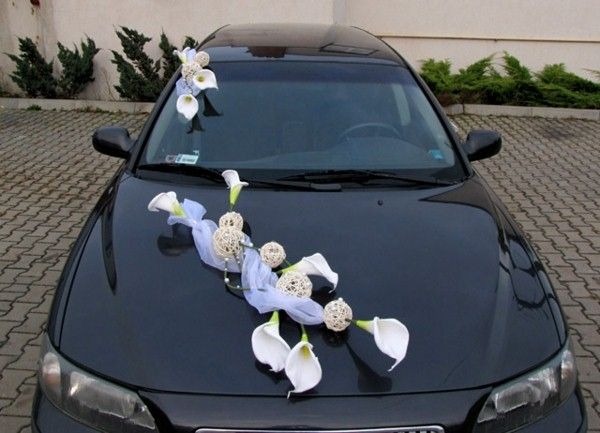 Homemade Simple Car Decoration For Wedding