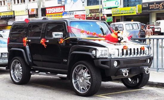 Hummer Wedding Car