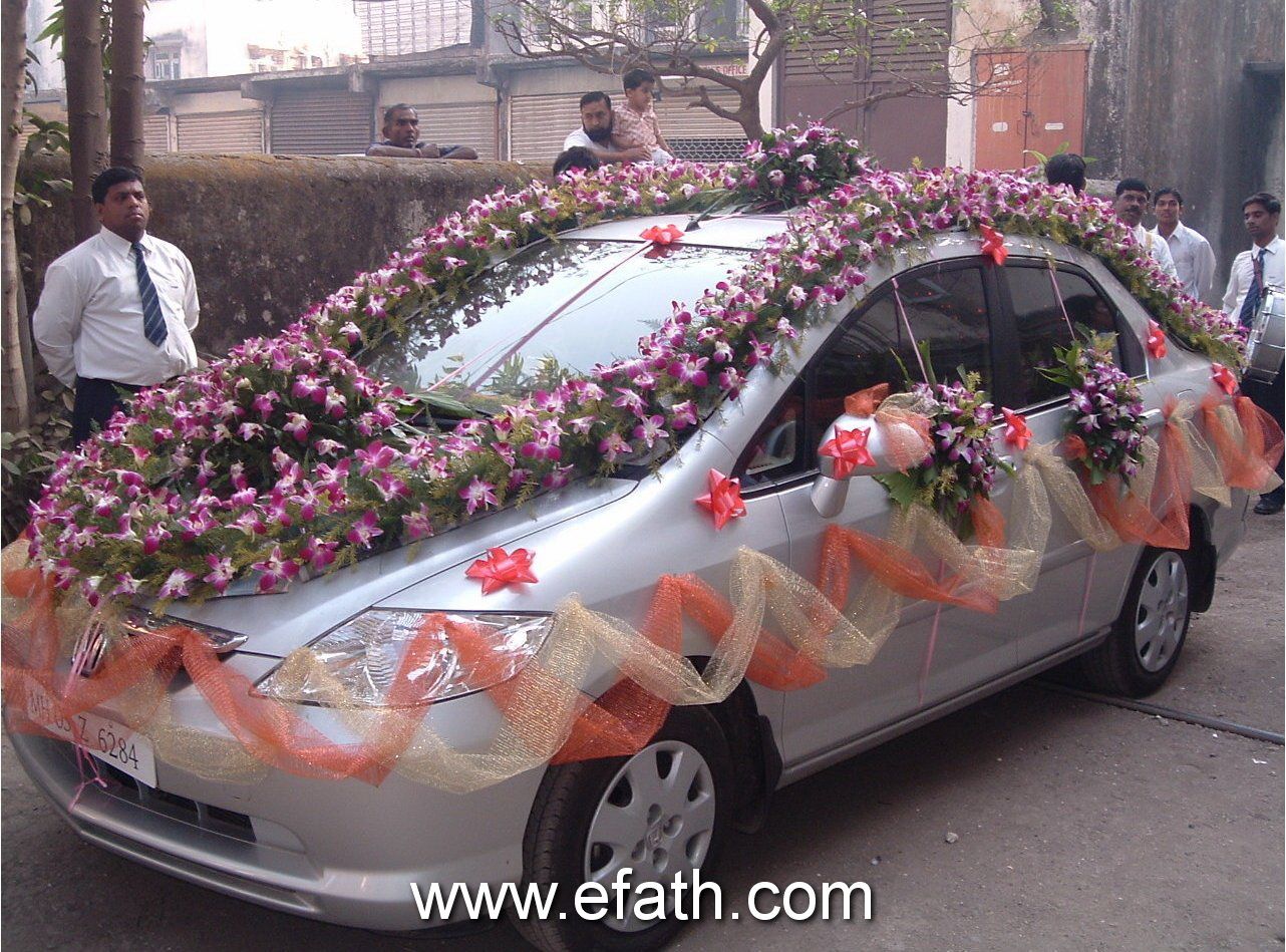 Indian Wedding Car Decoration Images