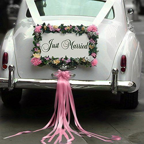 Just Married Marriage Wedding Car Decoration