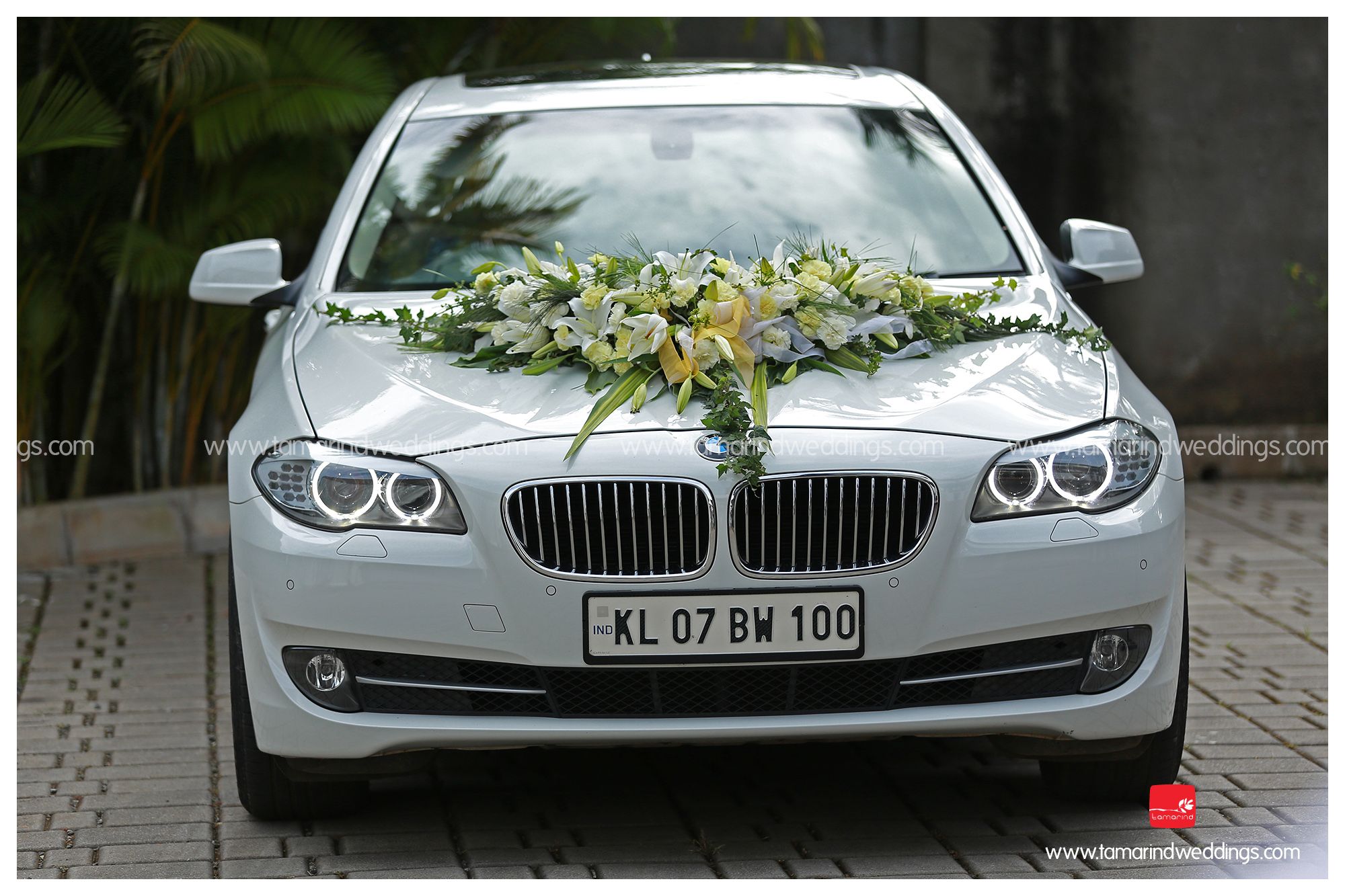 Kerala Christian Wedding Car Decoration