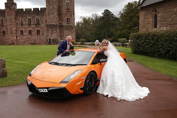 Lamborghini Wedding Car