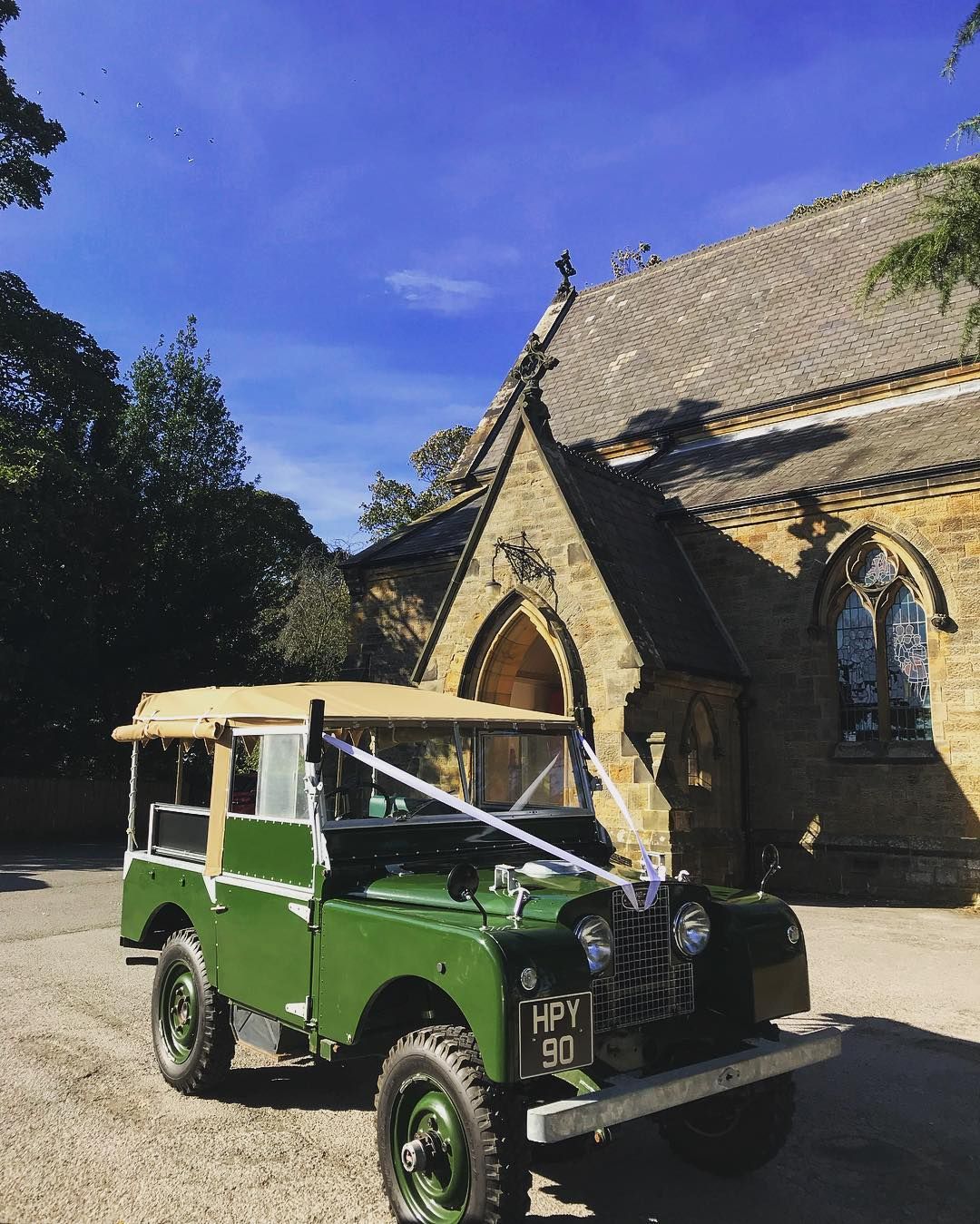 Land Rover Wedding Car Yorkshire