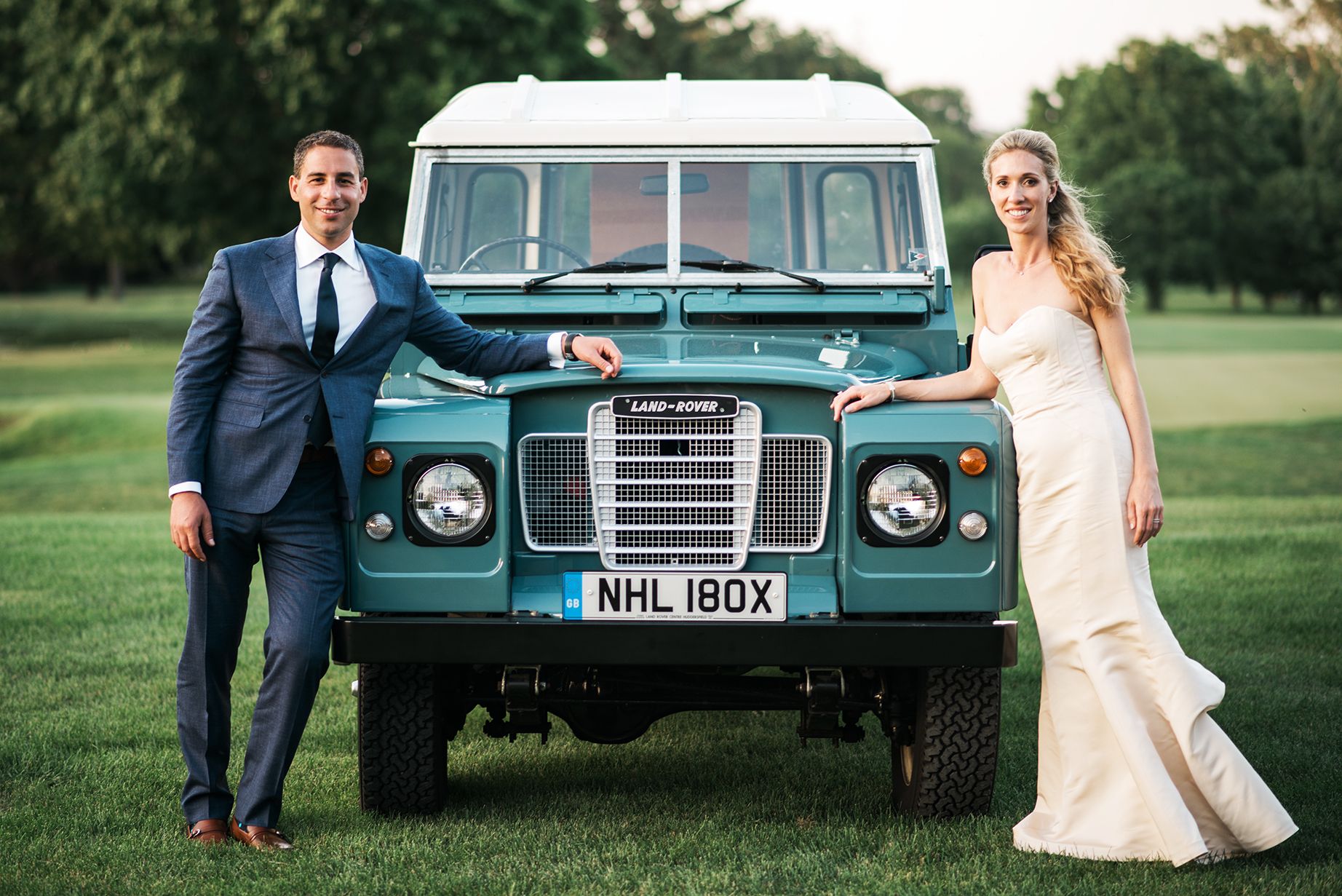 Land Rover Wedding Car