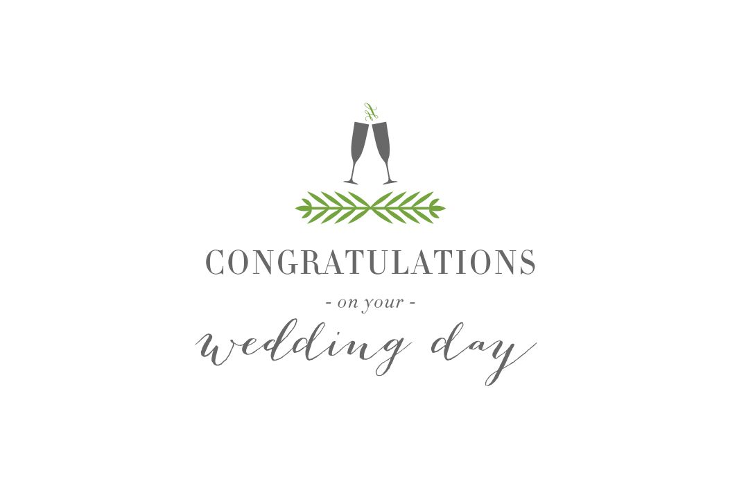 Congratulations On Your Wedding Card Printable